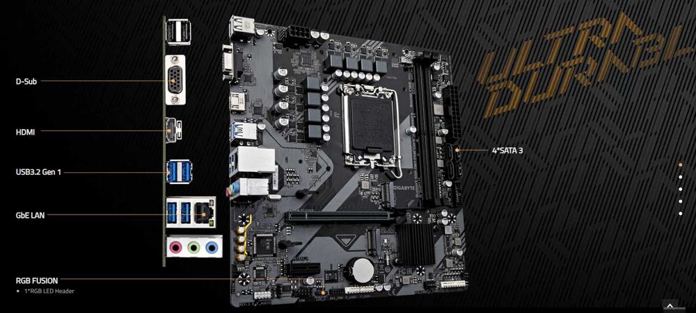 Материнская плата Gigabyte B760M-H DDR5 LGA1700 Рассрочка - Кредит