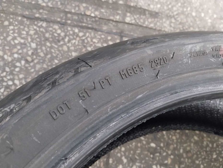 set anvelope moto Pirelli Diablo Rosso II 120/70*17 180/55*17 dot 2020