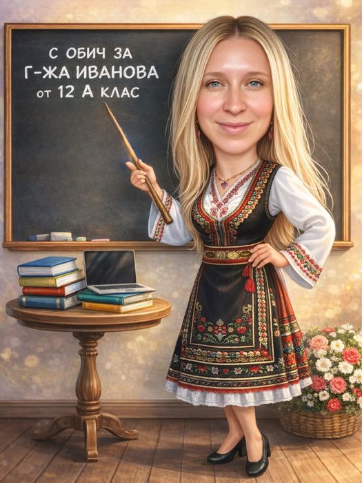 Карикатура по снимка – дигитална карикатура идеален подарък!