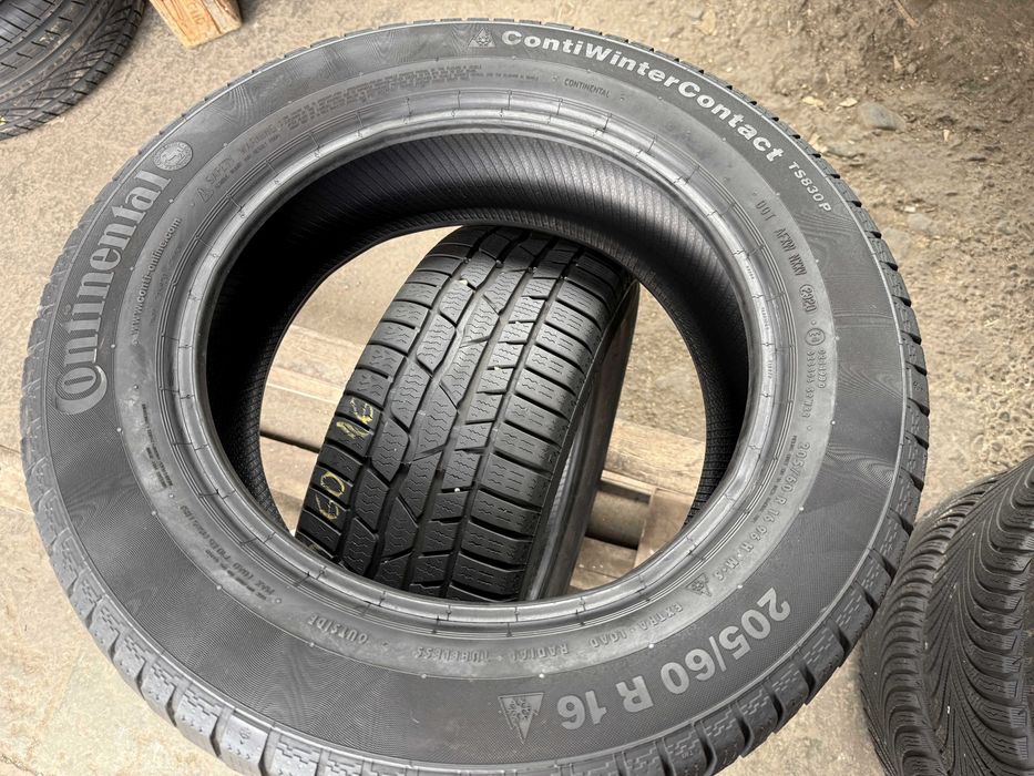 2x Anvelope iarna 205/60 r16 M+S - Continental ContiWinterContact TS83