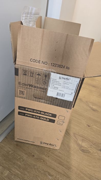 Purificator/ Filtru Apa Zepter EdelWasser PWC-670-GOLD - Nou, Nouț, la Cutie