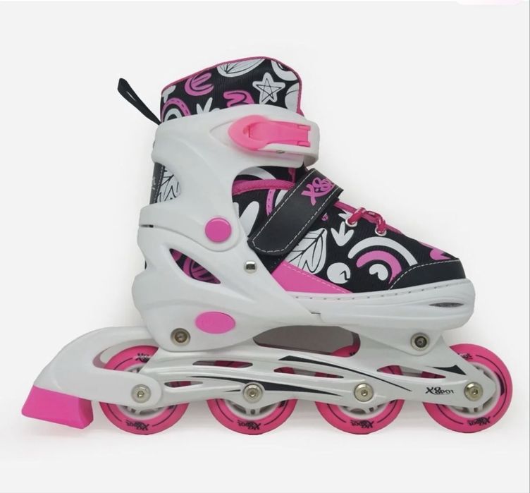 Role fete • roz cu negru • fucsia • marime 34-37