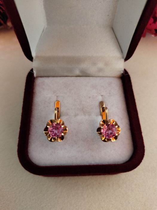 Советские серьги 585 пробы