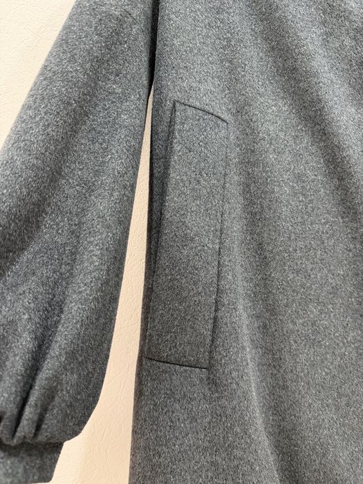 Пальто трапеция из натуральной шерсти