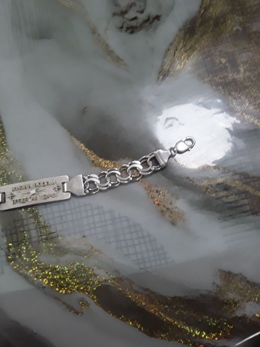 Продам серебряный браслет