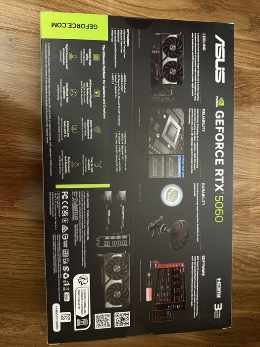Placa video asus dual rtx 5060 8gb SIGILATA