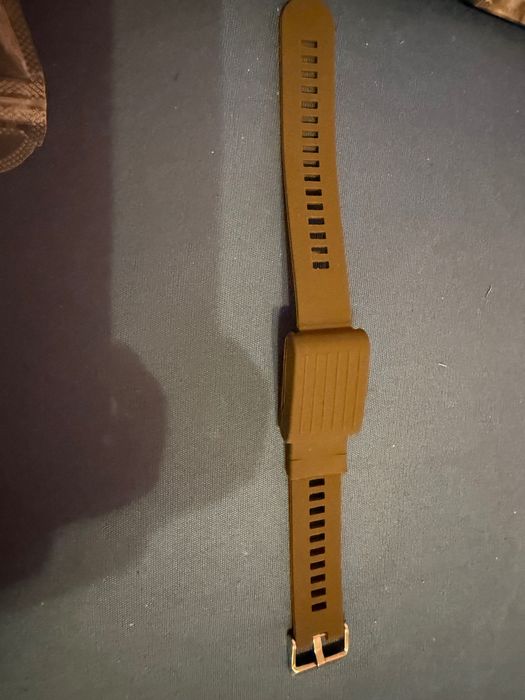 FITCENT Резервна каишка за пулсомер – Супер мек силикон (Кафява)