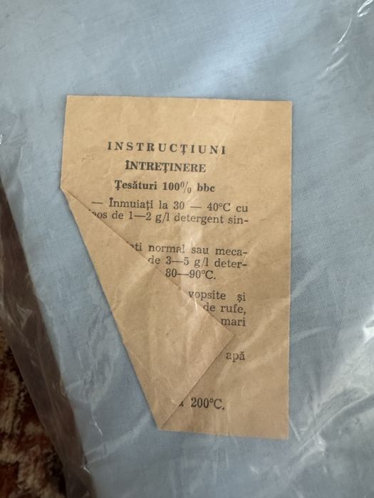 Lenjerie pat comunism 1987