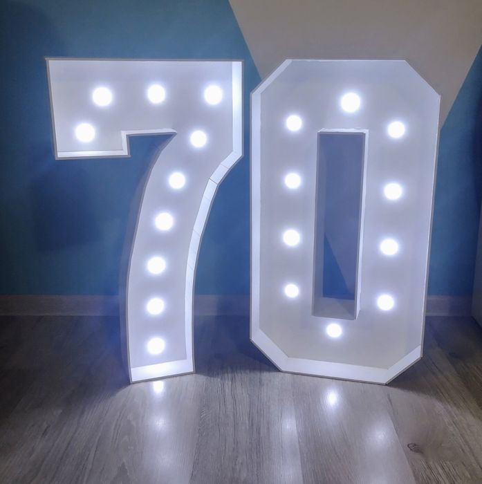 Светещи цифри, букви и надписи за декор