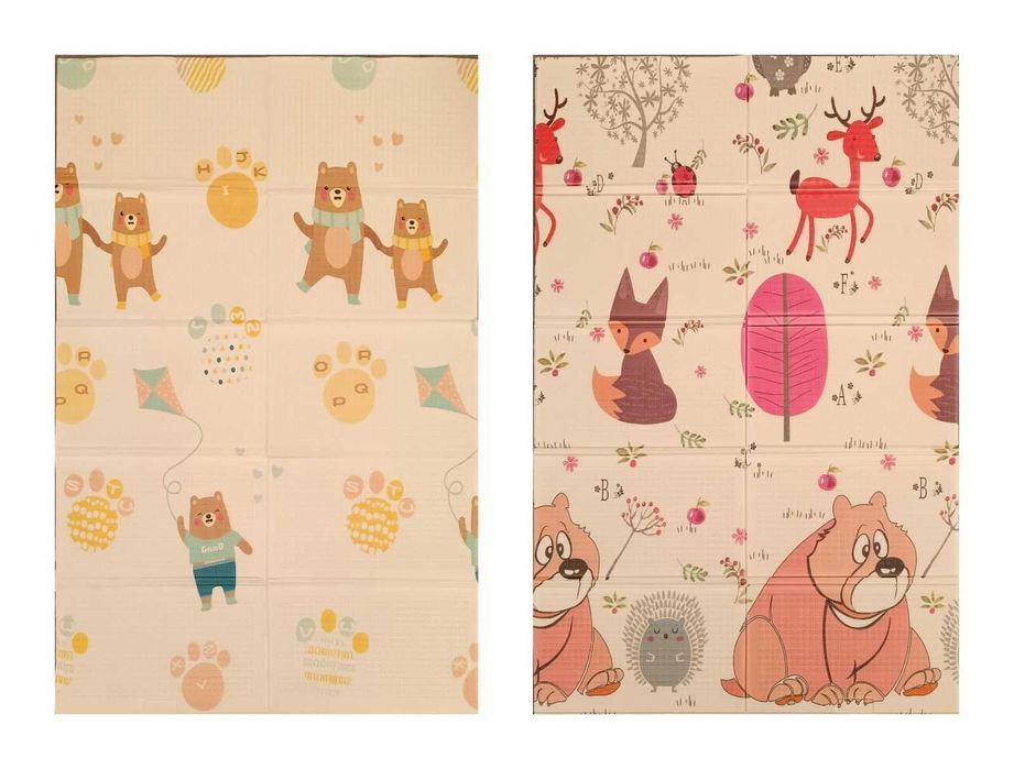 Двулицево сгъваемо килимче