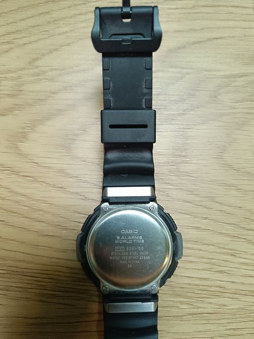 Ceas Casio SGW-100 – 200M (20 BAR) – 5 alarme – World Time