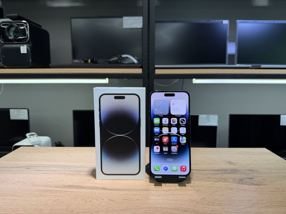 iPhone 14 Pro Max, 128 GB, АКБ80%, Space Black, 2018/A10