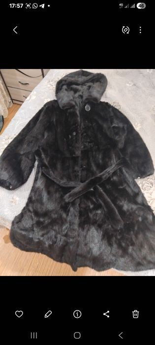 Норковая шуба  2 вида