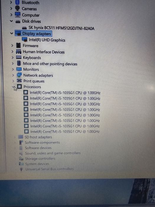 Laptop HP 250 G8, i5-1035G1, 8GB ram 512 ssd