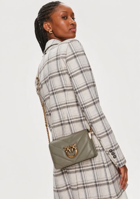 Чанта Pinko Love Click grey