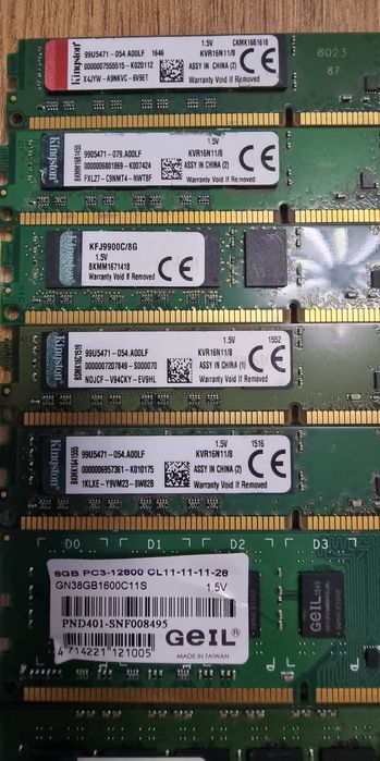 Рам памет 8 гб ддр3 за компютър