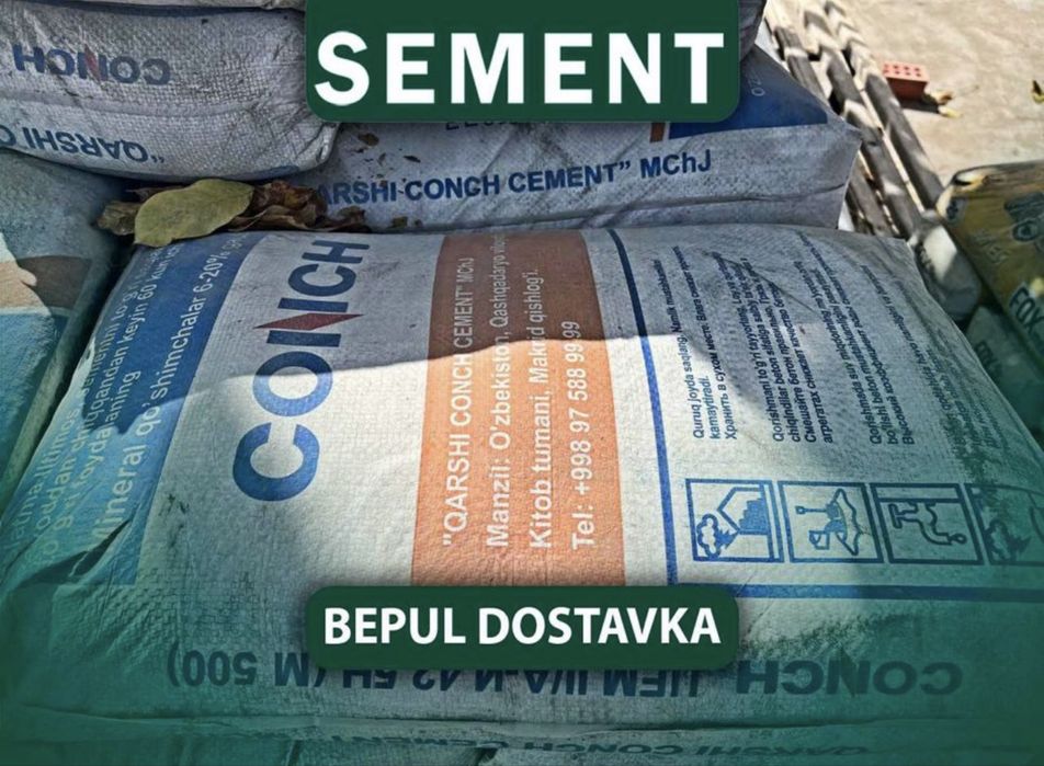 Birinchi qo’l sement dillerlardan oling sifat va ishonch uyg’unligi
