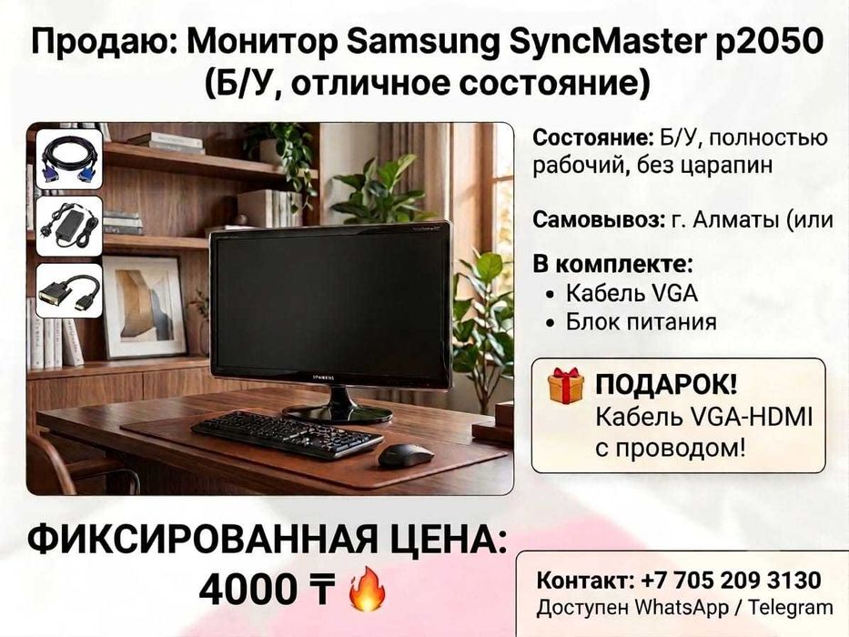 Монитор Samsung SyncMaster P2050