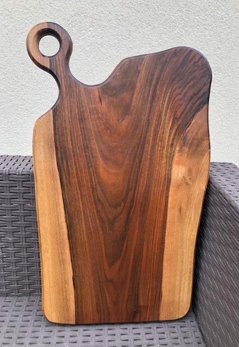 Platouri servire din lemn nuc/stejar