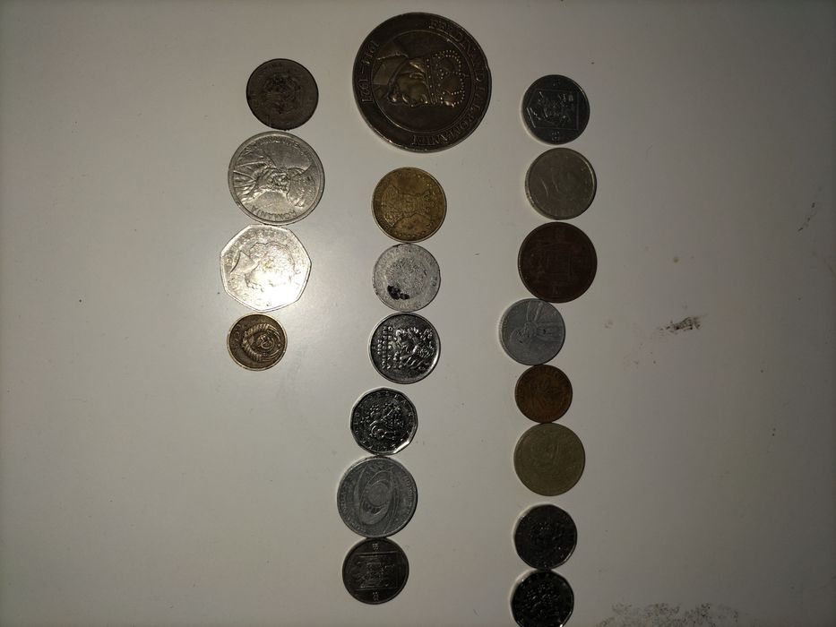 Monede colecție plus medalie