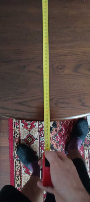 Masa Lemn Masiv, culoare stejar + 6 scaune tapitate