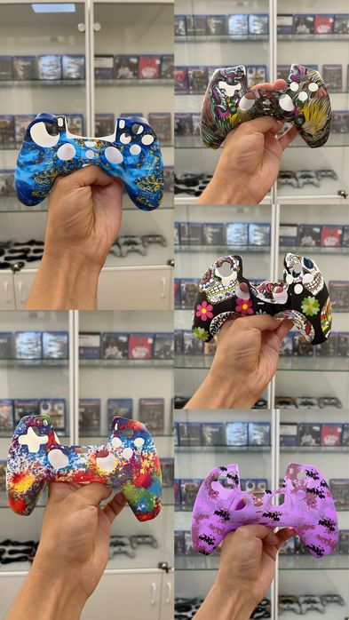 Чехлы для джойстиков PS4 и PS5