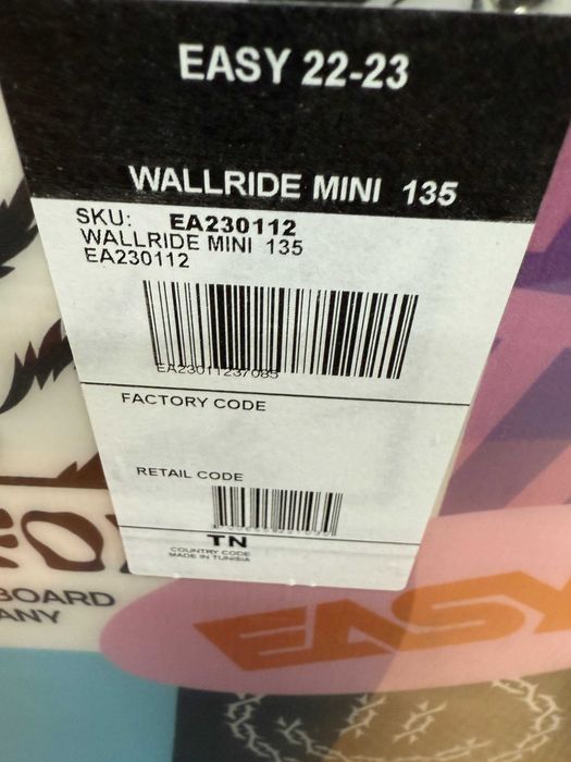 placa noua snowboard easy wallride mini L145,140,135,130,125 si 115cm