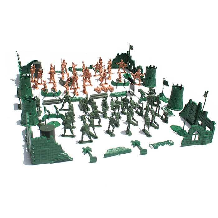 Военный набор солдатики