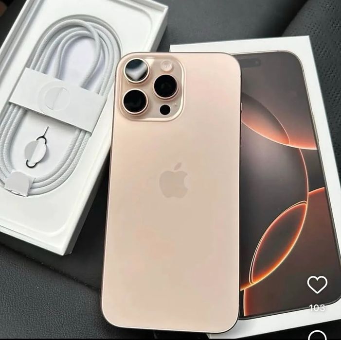 Vand Sau Schimb IPhone 16 PRO Max Desert Titanium 256Gb Neverlocked