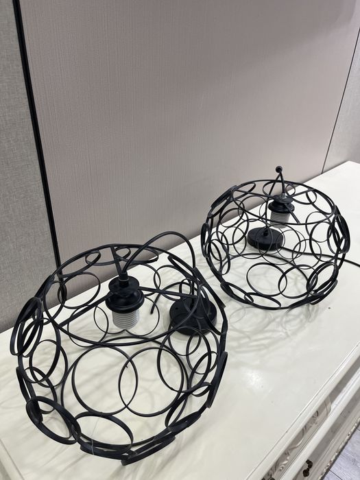 Люстра дизайнерская черная