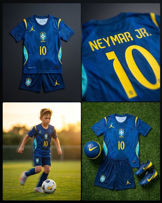 BRAZIL  детско юношески футболни екипи NEYMAR JR
