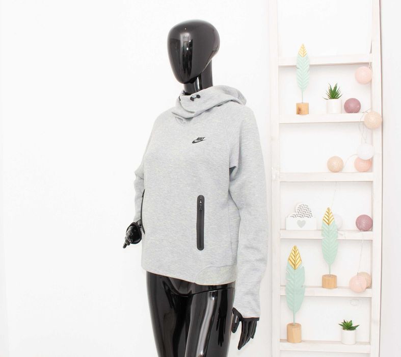 Nike Tech Fleece оригинален дамски суичър сив худи М