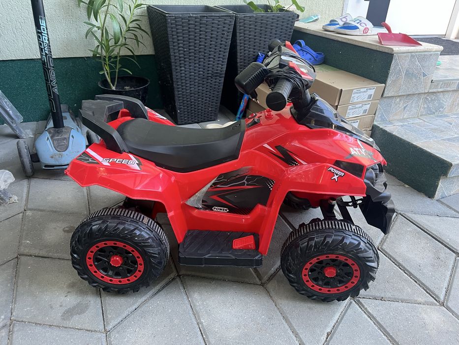 Atv copii rosu  electric