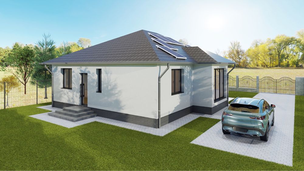 Casă Nouă de Vânzare în Sânpetru, Brașov | 3 Dormitoare | 2 Băi | La Cheie | 124 mp