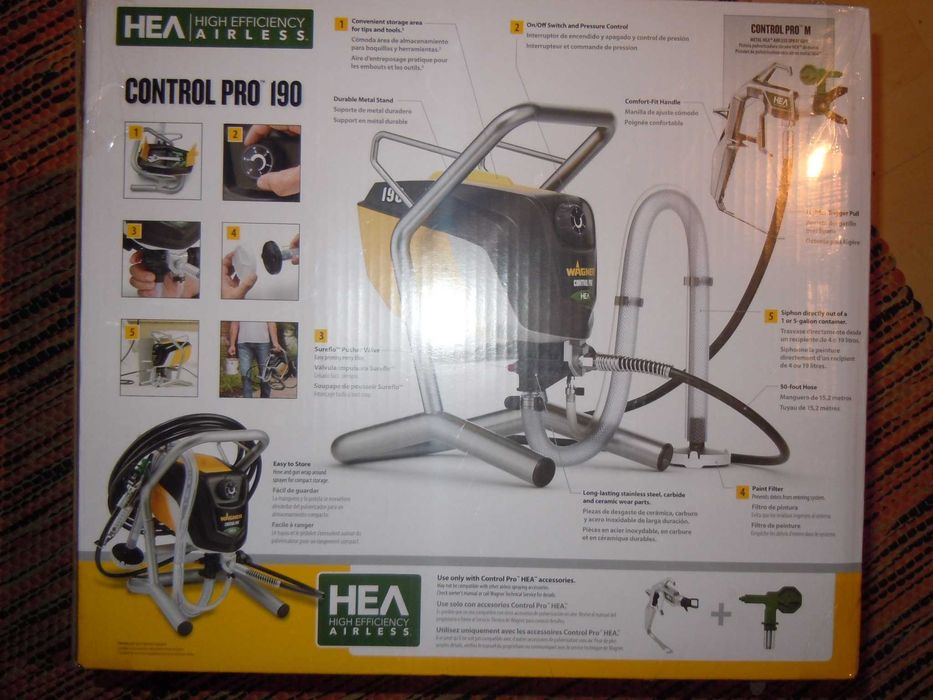 Pompa airless de zugravit vopsit lavabila Wagner Control Pro 190 110V