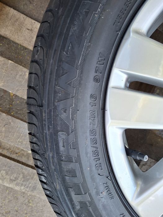 1бр. Нова Джанта с гума 16" 5Х112мм VW, 5X112 - 215 55 16
