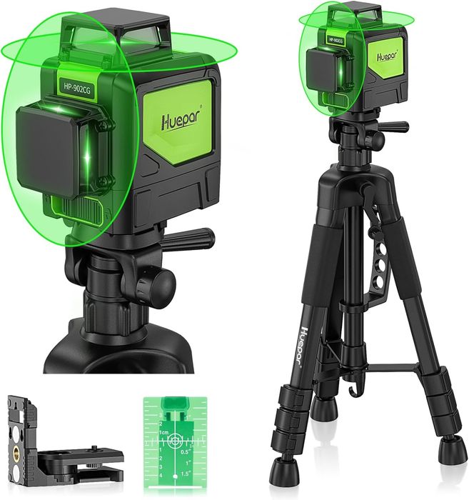 Mногофункционален статив Huepar TPD14A Tripod  за лазерни нивелири