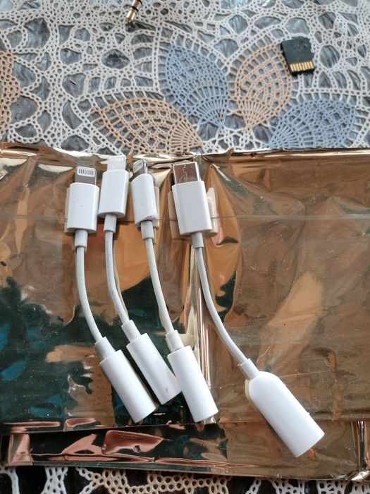 Mufa adaptoare lightning - jack 3,5 iphone