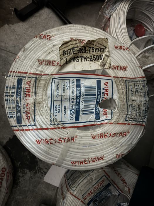 Силовой Кабель ПВС 2x0.75, 250 м