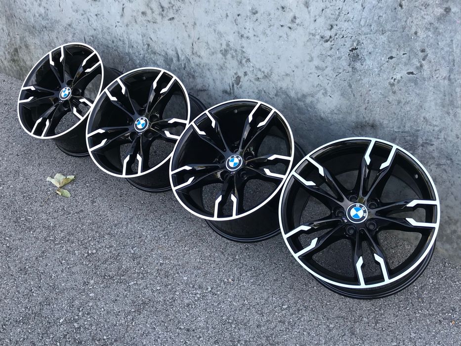 18-Bmw Style 663M Black Polish 5x112 8,5j-9,5j et30-40 G seria G30-31