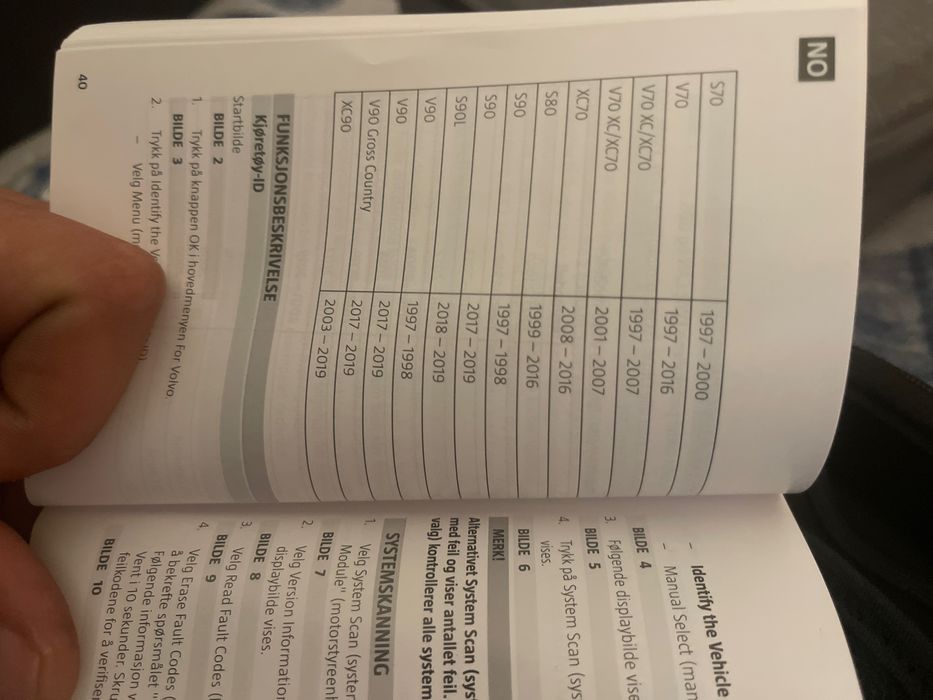 Vand /OBD 2 pentru volvo/tester
