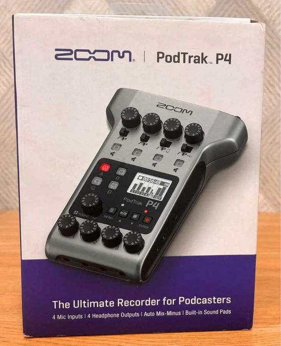 ZOOM PodTrack P4 | Podcast Recorder