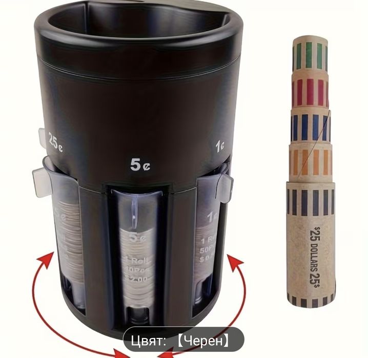 Ръчен 5 в 1 сортиращ брояч за евромонети