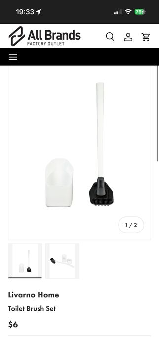 Perie WC din silicon