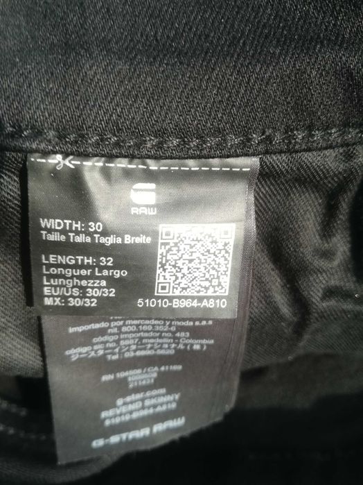 G-STAR,Revend skinny 30/32