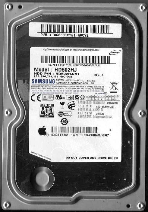 Жесткий диск 3.5 SAMSUNG HD502HJ  HDD