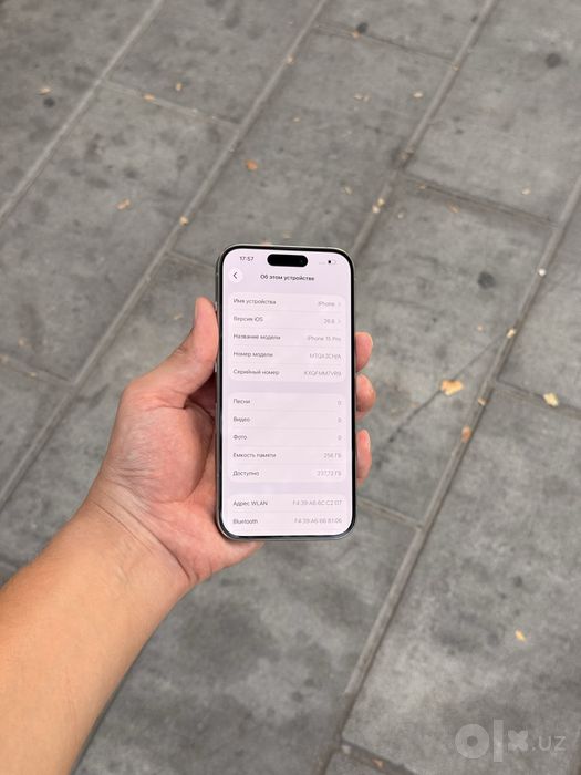 iPhone 15 Pro Natural Titanium 256gb/79%