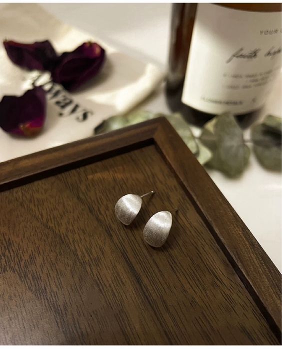 Серьги серебро S999 пробы