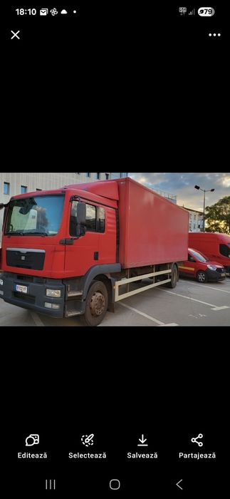 Vând camion man tgm18.240 cu lift,motor defect