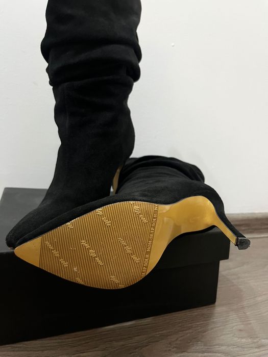 Cizme Ruiz , piele întoarsă